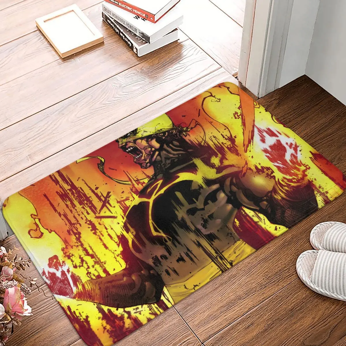 Power Bathroom Mat Marvels Iron Fist Doormat Living Room Carpet Entrance Door Rug Home Decor