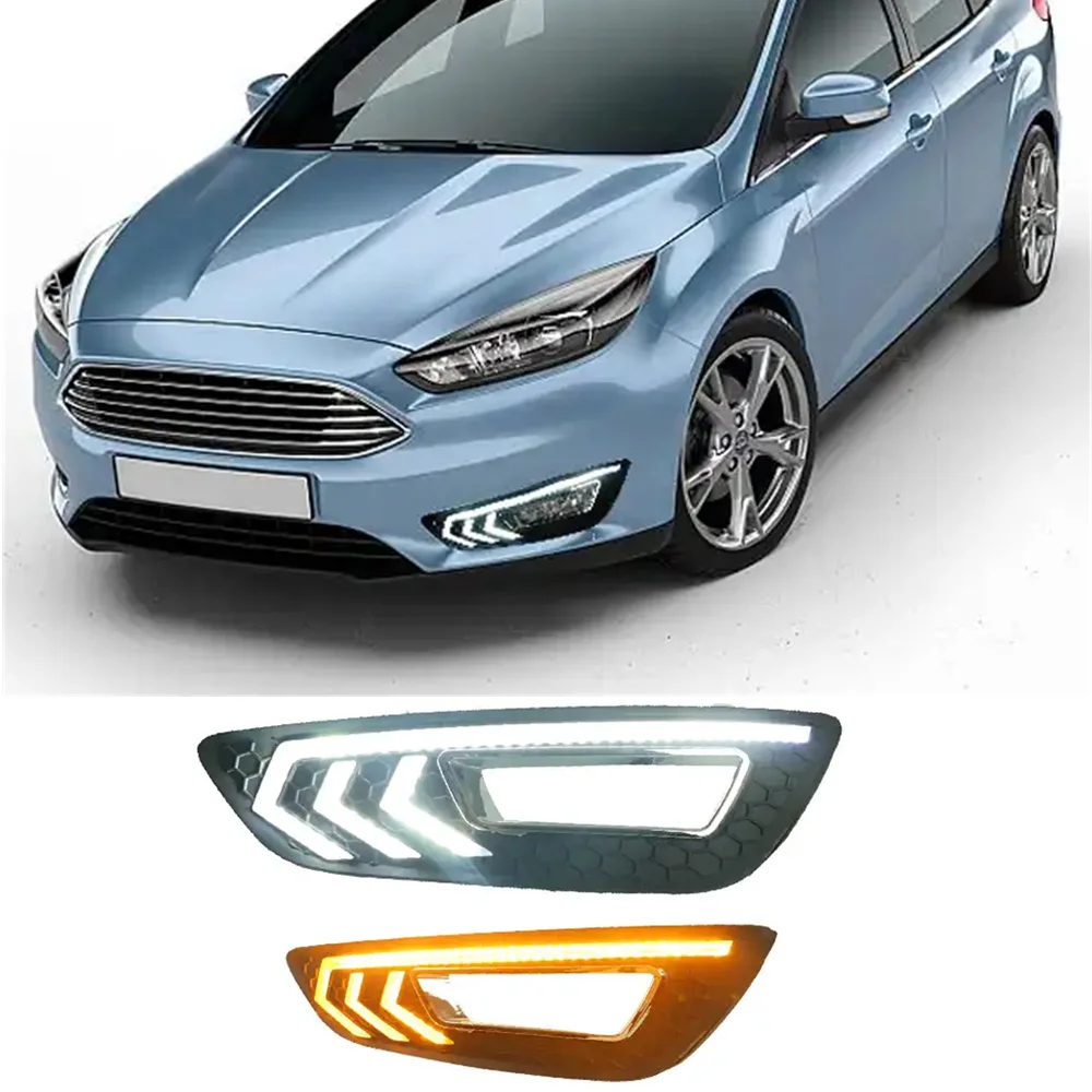 

Daytime Running Light For Ford Focus Led Drl Fog Lamp 12V Daylight 2015 2016 2017 2018