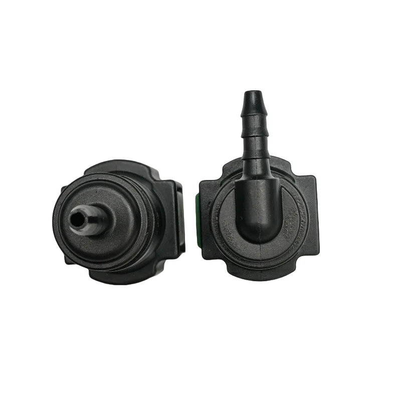 high quality 9.49mm ID3 SAE 3/8 Fuel pipe plastic QUICK fittings double clip Fuel line connector for VW Volkswagen 2pcs a lot