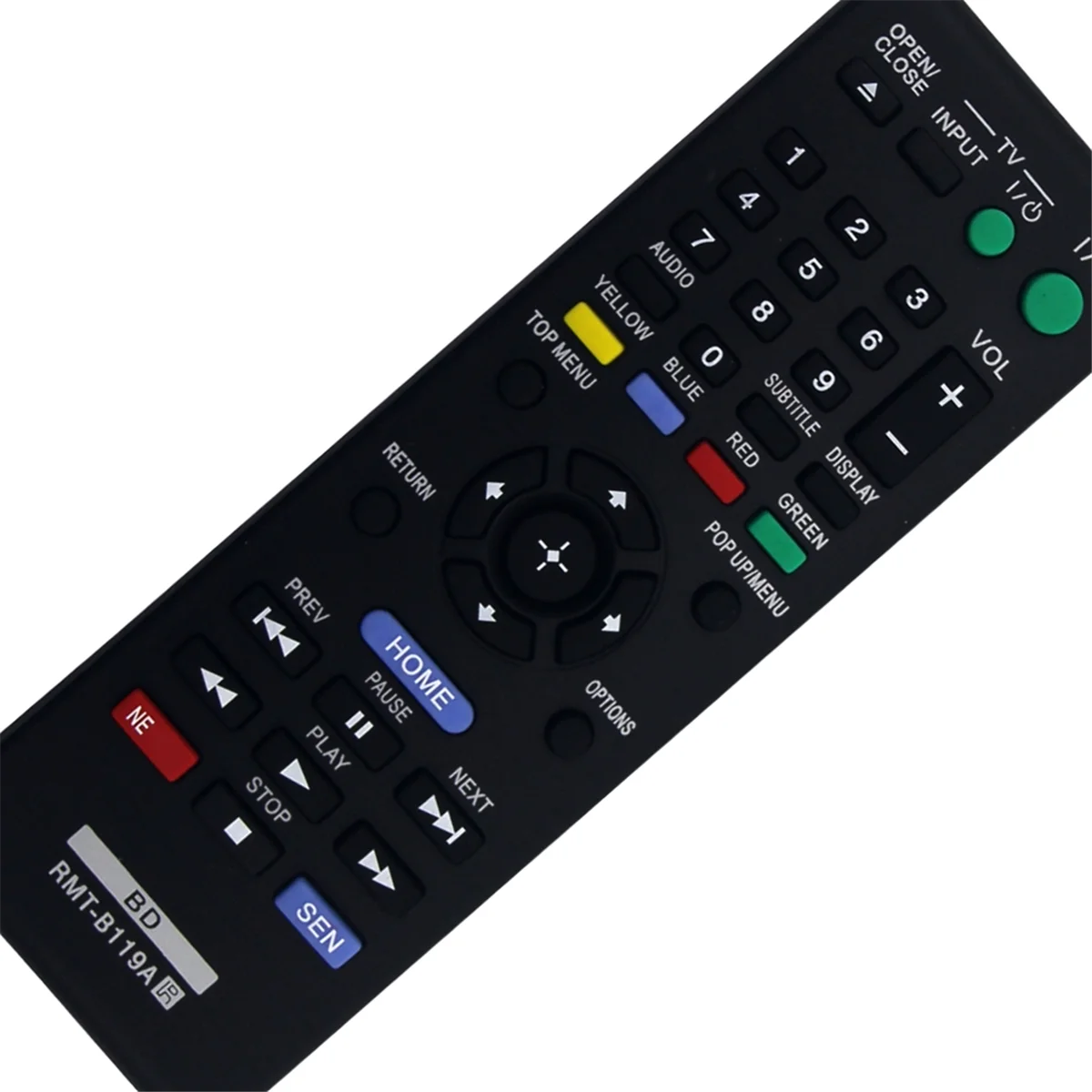 RMT-B119A Remote Control for Sony Blu-Ray Disc DVD Player BDP-BX59 BDP-S390 BDP-S590 BDP-BX110 BDP-S1100 BDP-S3100