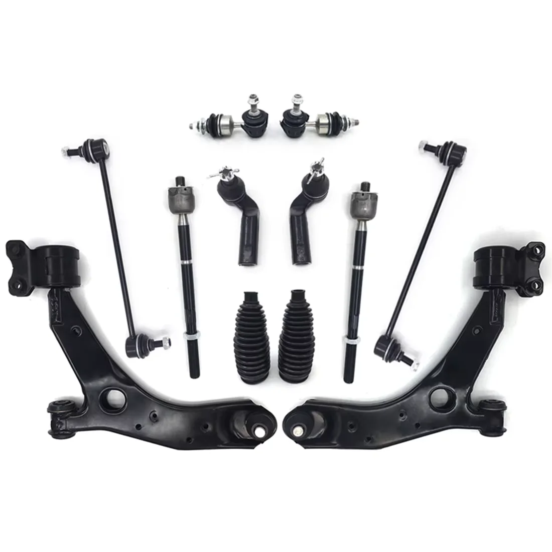 

AzbuStag 12Pcs Front Lower Left Right Control Arm Tie Rod Boot for MAZDA 3 5 2004 2005 2006 2007 2008 2009 2010 2011 2012-2014