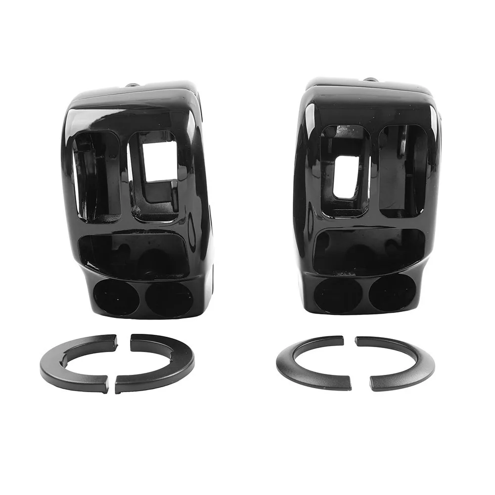Aluminum Motorcycle Handlebar Control Switch Housings Cover Kit Left+Right For Harley Electra Glide 2014-2022