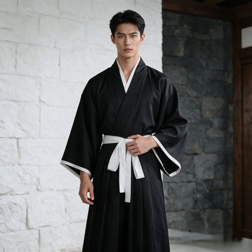 Elegant Japanese Kimono Cosplay Costume Loose Traditional For Carnival Masquerade Anime Theme Stage Gathering Halloween Cosplay