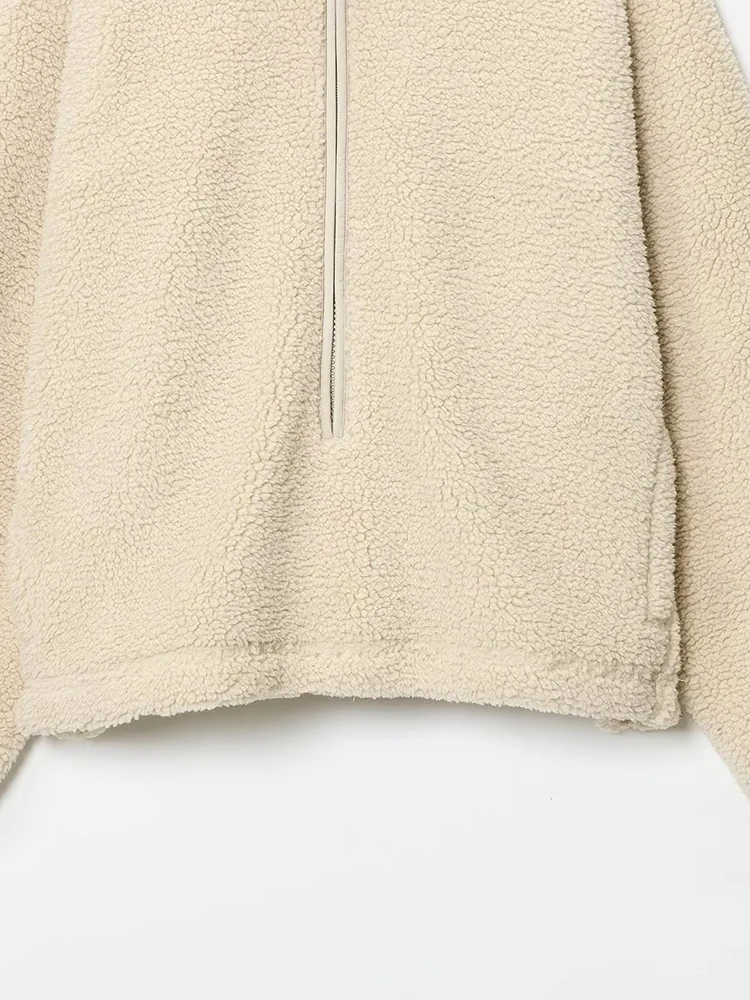 ملابس نسائية جديدة للخريف على الطراز الأوروبي والأمريكي سترة رياضية من جلد الغزال بأكمام طويلة عصرية ومتعددة الاستخدامات