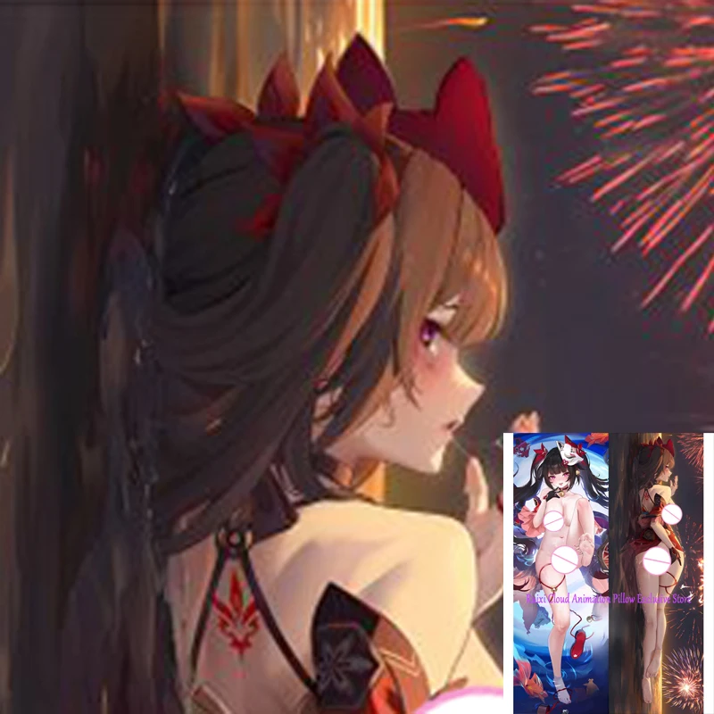 

Dakimakura Anime Hanabi Double-sided Print Life-size Body Game Pillow Cover Bedding Gifts