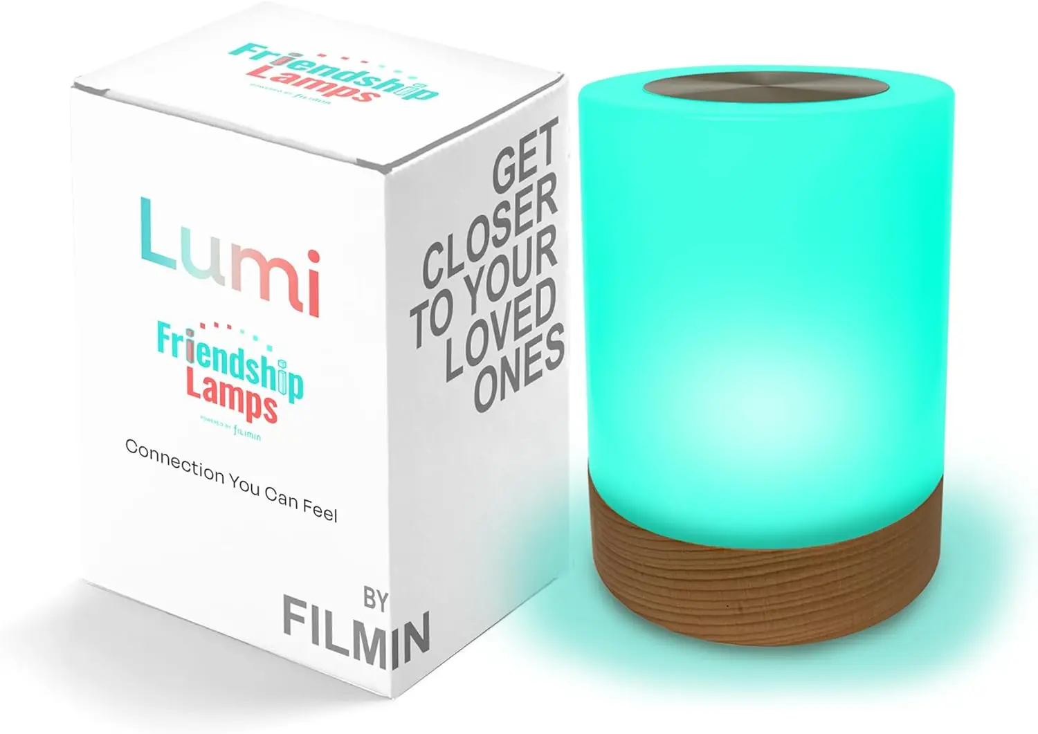 

Friendship Lamp Lumi - WiFi Touch LED Light for Long-Distance Connection, Gifts, Couples, App Setup