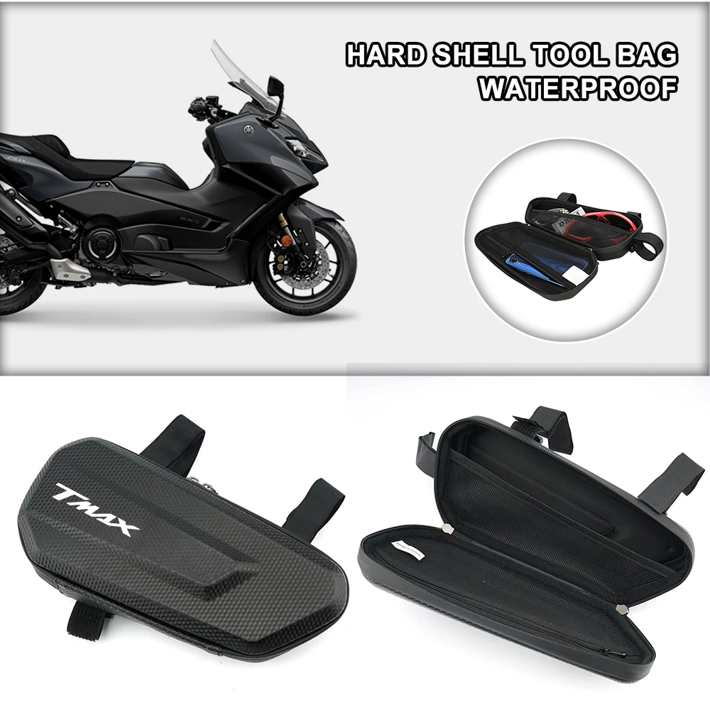 Handlebar Bag Motorcycle Waterproof Phone Storage Bag Accessories For Yamaha TMAX530 Tmax 560 TMAX NMAX VMAX NMAX155 NMAX150 125