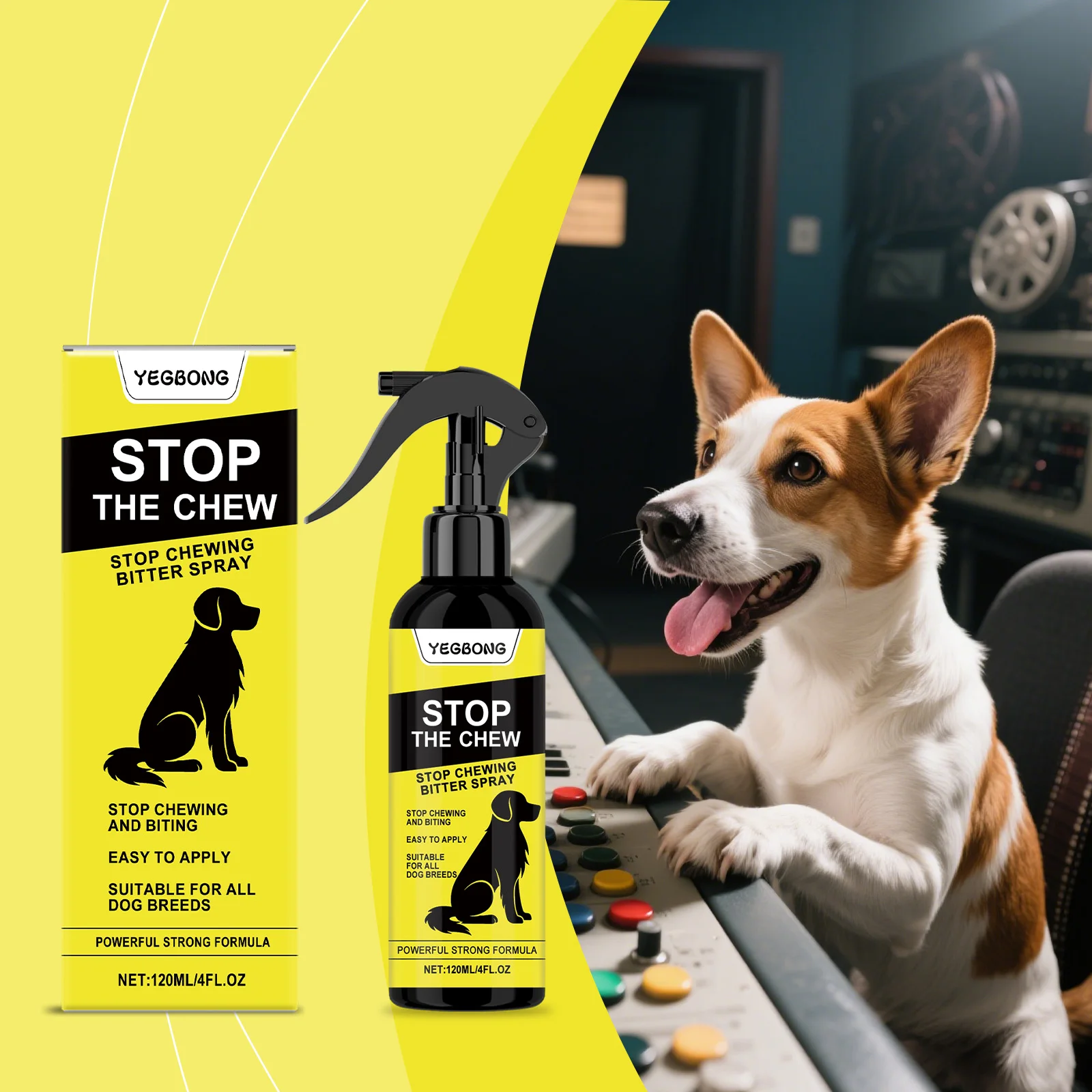 Dog Anti Chewing Spray Reduce Biting Furniture Behavior Develop Good Habits Prevent Licking Wounds Pet Stop Chewing Bitter Spray