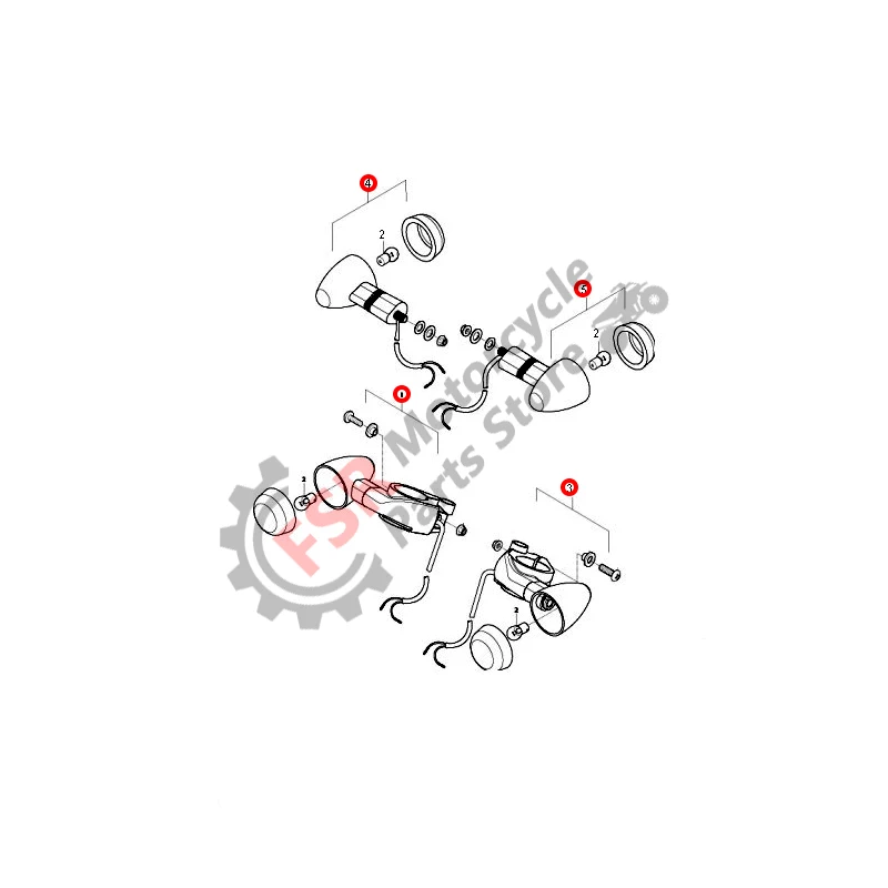 Turn Signal & Bulb OEM,FOR HYOSUNG GV300S AQUILA 35601KG7200 35602KG7200 35603KG7200 35604KG7200 09471-12142JS