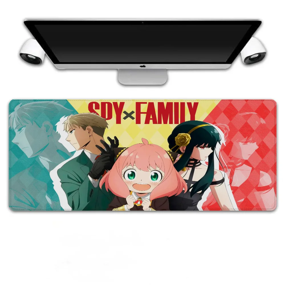 S-spy family Mouse Mat Berserk Guts Gamer Gaming Mouse Pad Computer Accessories Big Keyboard Laptop Padmouse Speed Desk