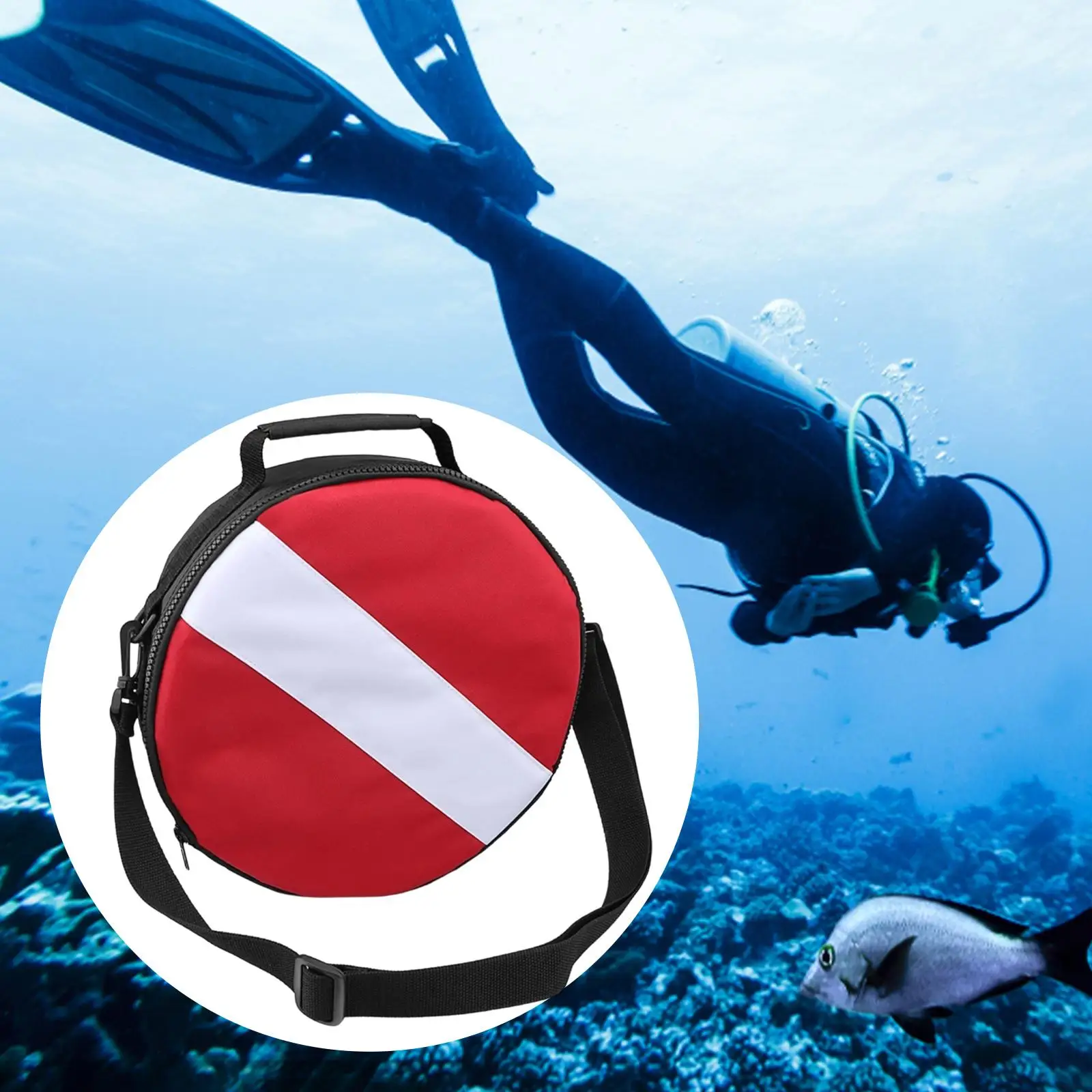 

Scuba Diving Bag Built in PVC Pocket with Handle Sturdy Large Capacity Diving Accessory Equipment Organizer Scuba Gear Bag