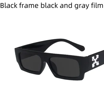 طباعة نظارات شمسية بإطار صغير للرجال والنساء على طراز المشاهير على الإنترنت وحماية من الأشعة فوق البنفسجية وتصوير الفوتوغرافي في الشوارع