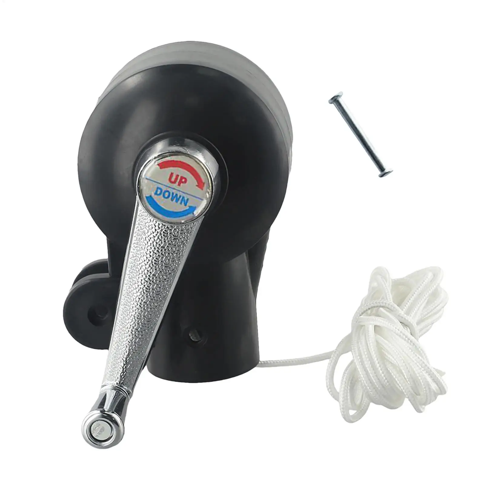 Replacement Crank for Outdoor Patio Umbrella Patio Umbrella Hand Crank with Cord Anti-Slip Handle Sunshade Accessories