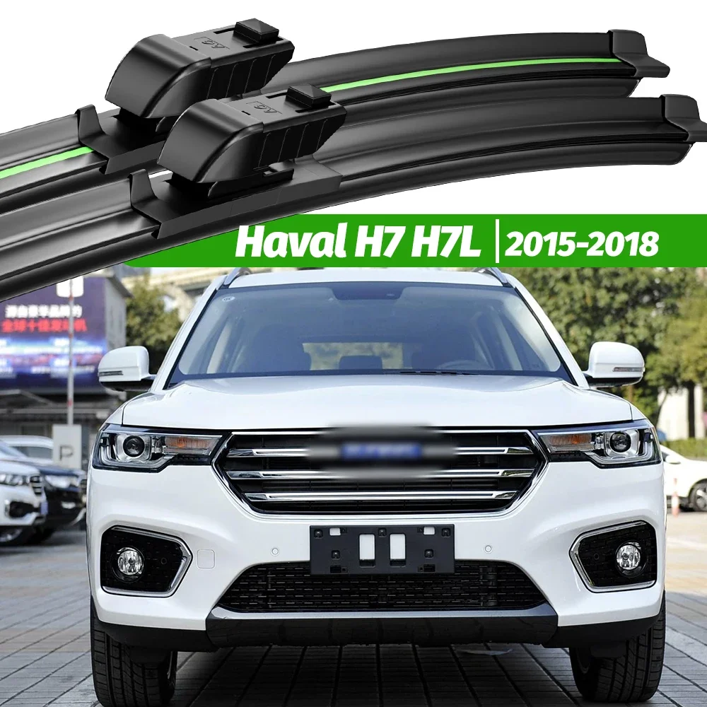 

For Great Wall Haval H7 H7L 2015-2018 2pcs Front Windshield Wiper Blades 2016 2017 Windscreen Window Accessories