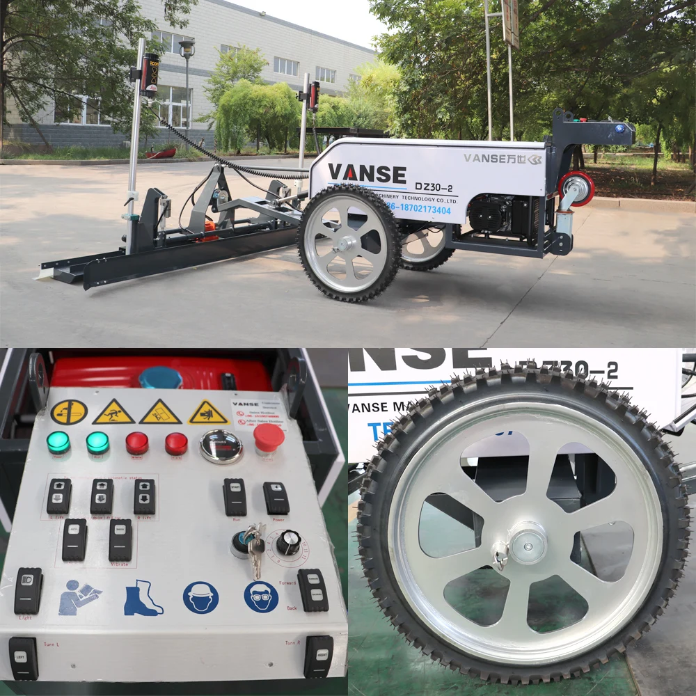 YG DZ30-2 Concrete Laser Leveling Machine With 5.0kW Generator And Independent Servo Drive