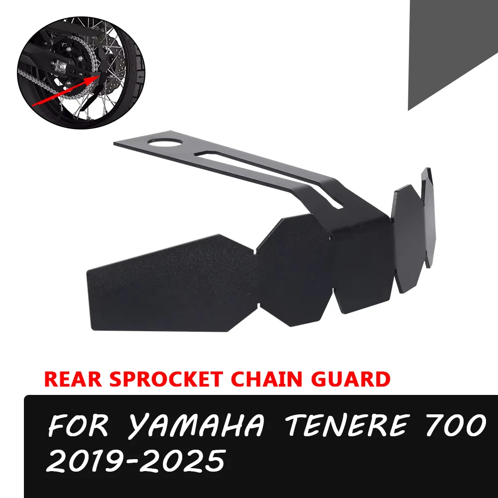 FOR Yamaha Tenere 700 Tenere700 XTZ700 T7 T700 Motorcycle Accessories Rear Sprocket Chain Guard Cover Fender Mudguard Protector