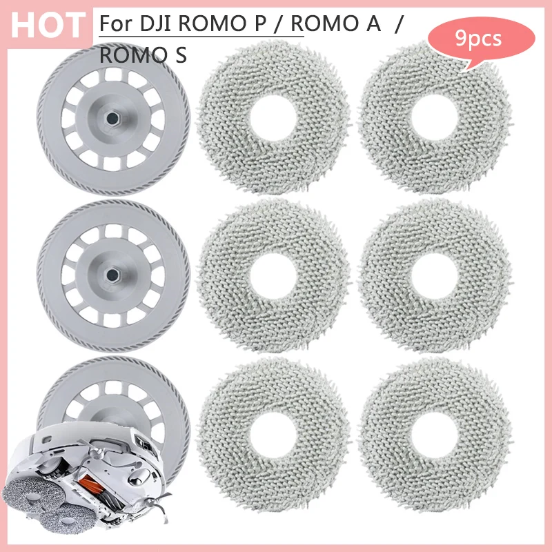 Accesorios de repuesto para aspiradora robot DJI ROMO P / ROMO A / ROMO S, soporte para paño de limpieza