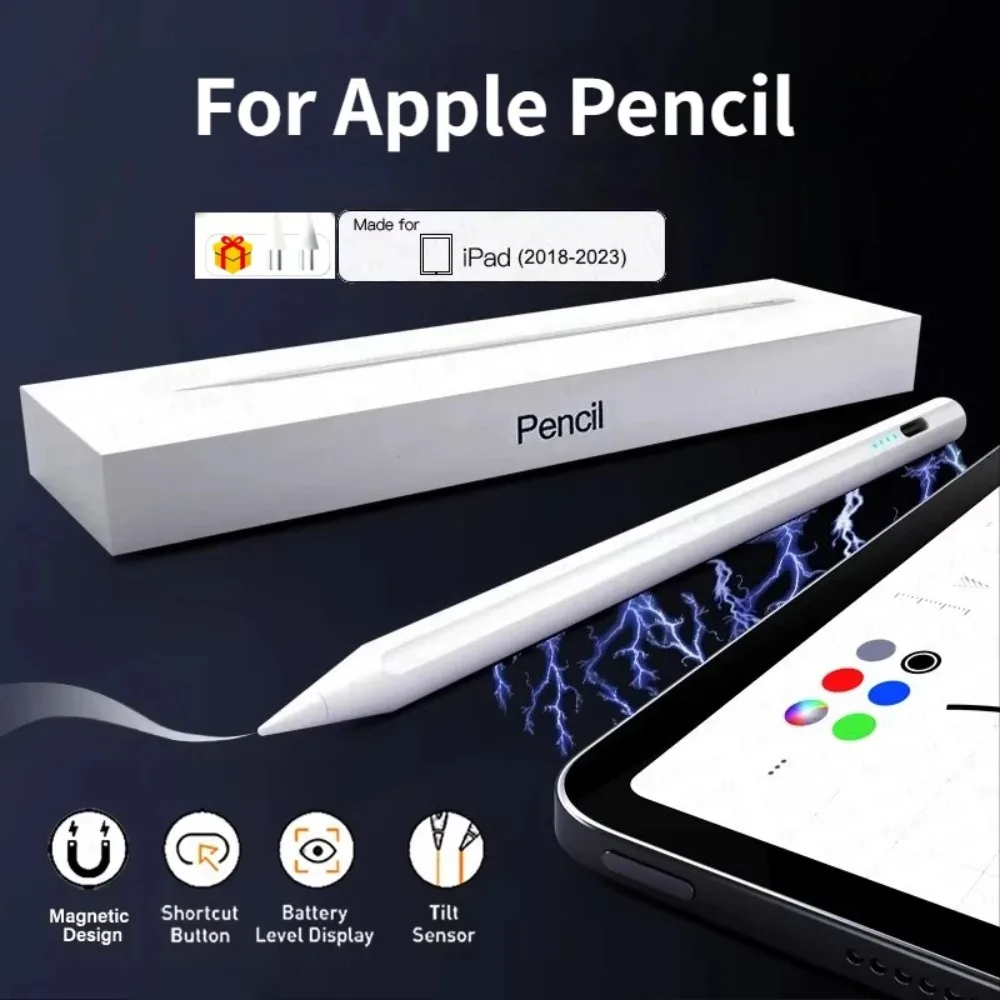 Stylus Pen for IPad 11th Gen A16 2025 Pro 13 M4 12.9 Air 11 M2 10.9 Mini 7 6 10th 9th 8th Gen Touch Pen Touch Screen Pencil Acce