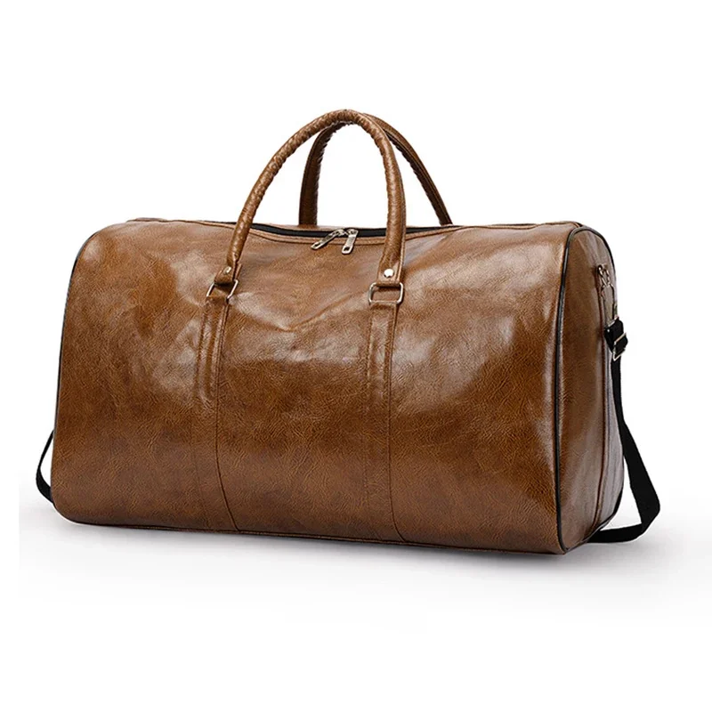 Sac à main en cuir PU pour hommes et femmes, grand sac de sport de voyage, bagages fourre-tout, Boston Sports initiés, sacs à main croisés