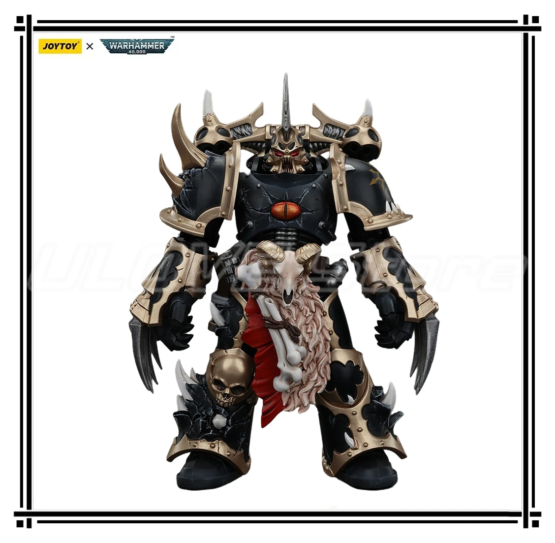 

In Stock Original JOYTOY Warhammer 40K Chaos Space MarinesBlack LegionChosen with Lightning Claws 1/18 Action Figure Model Gift
