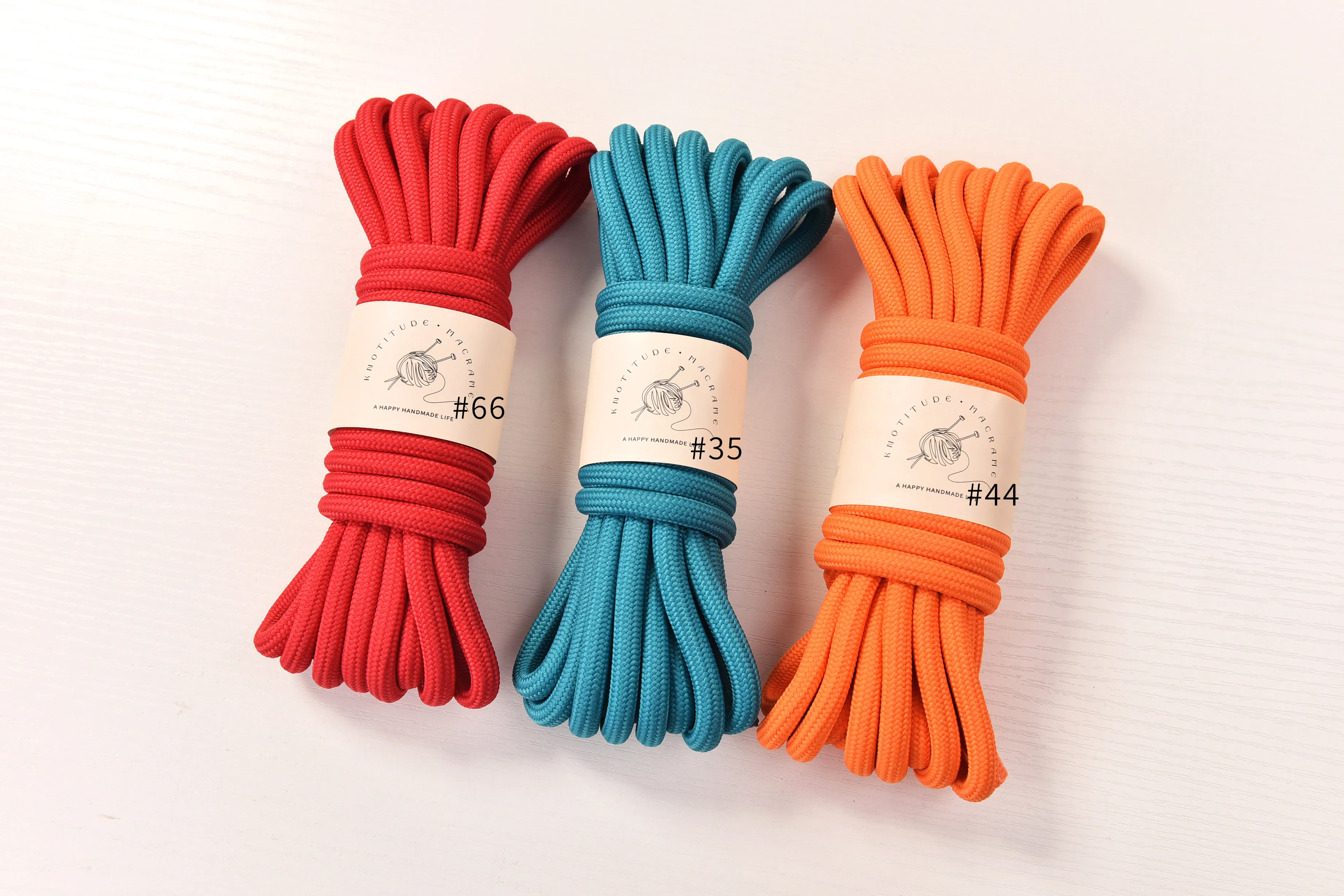 البوليستر جديلة الحبل 5 متر مقود الحيوانات الأليفة حبل أمان في الهواء الطلق سميكة مكرامية الحبل لصنع الحقائب والإكسسوارات اليدوية ذاتية الصنع/8 مللي متر #5