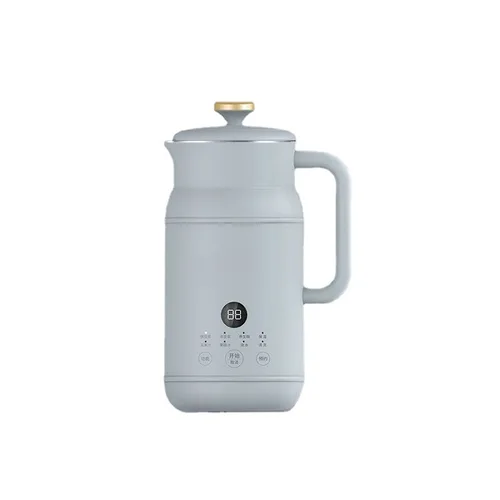 레트로 다기능 두유 메이커, 600ml 터치 스크린, 건조 콩, 담가 두지 않고 주스 예약, 12 시간 