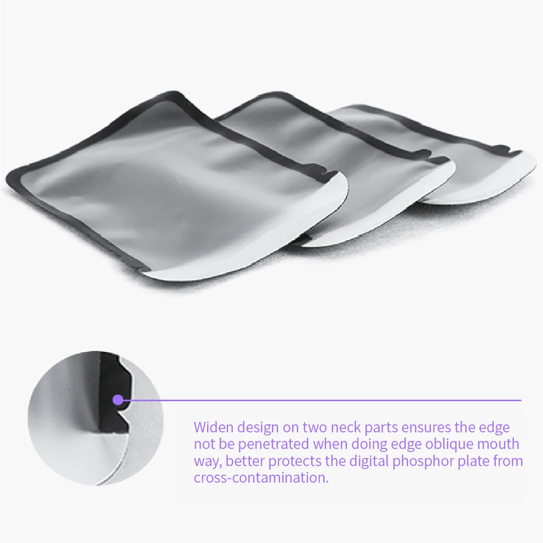 300Pcs Barrier Envelopes/100Pcs Paper Covers Dental X-Ray Scan Protective Pouches Kit for Phosphor Plates #0 #1 #2
