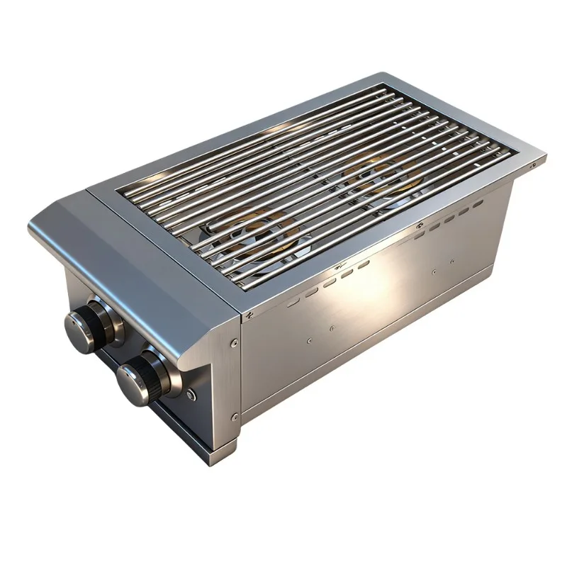 1B 2B Antioxidant and Rust-proof Outdoor Liquefied Gas Portable Light Emitting Diode Light Convenient Side Burner Gas Grille