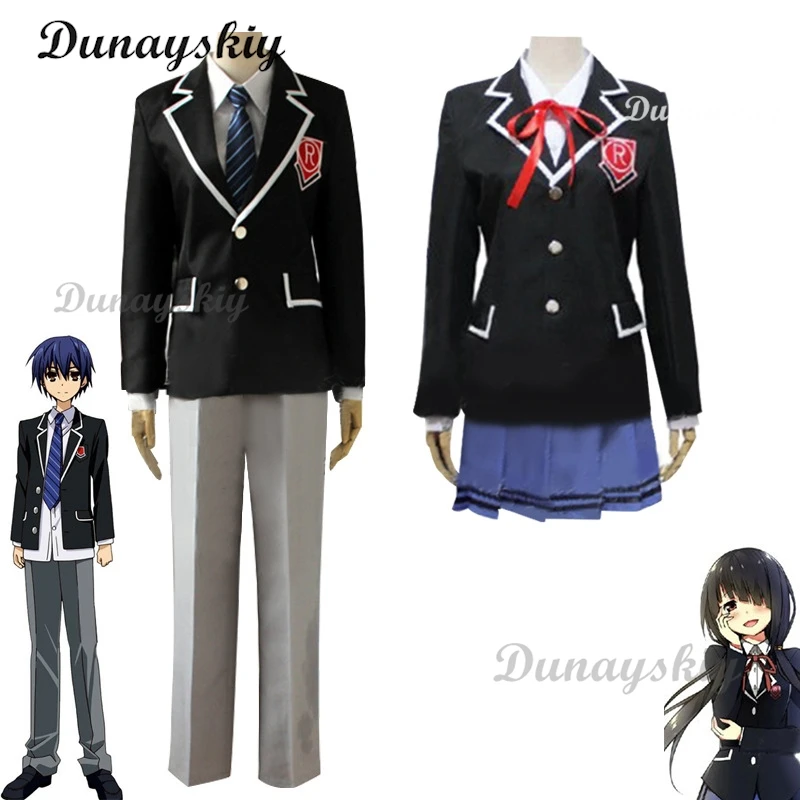 Date A Live Natsumi Yatogami Tohka Itsuka Shido Origami Tokisaki Kurumi School Uniform Anime Jk Girls Cosplay Costume Wig