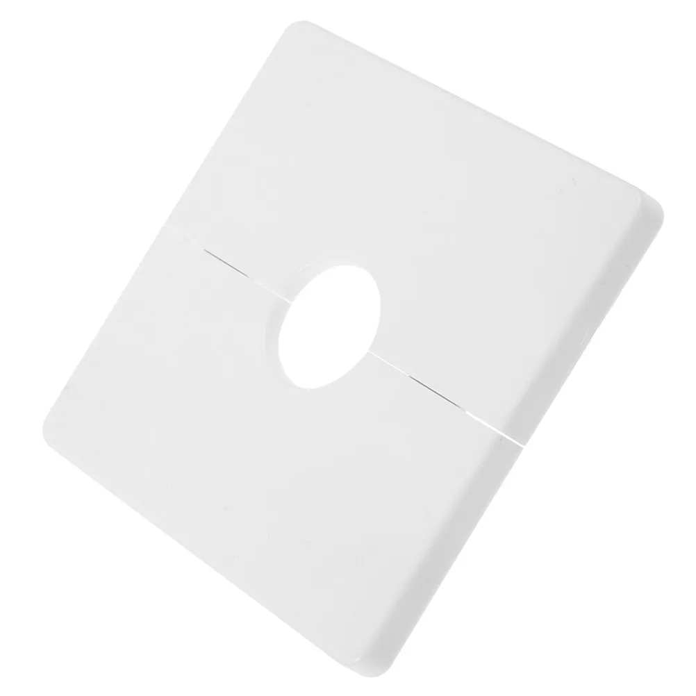 PVC Pipe Wall Hole Cover Escutcheon Plate Lightweight Decorative Cover for Air Conditioner Faucet Heating Pipes Wall Decoration