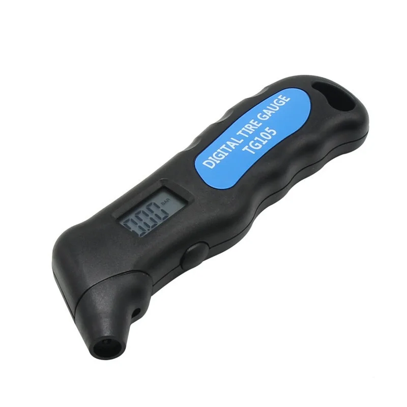 Barometer Digital Display Tire Multifunctional Tire Pressure Monitoring Gun Digital Car Tire Pressure Gauge (Excluding Battery)