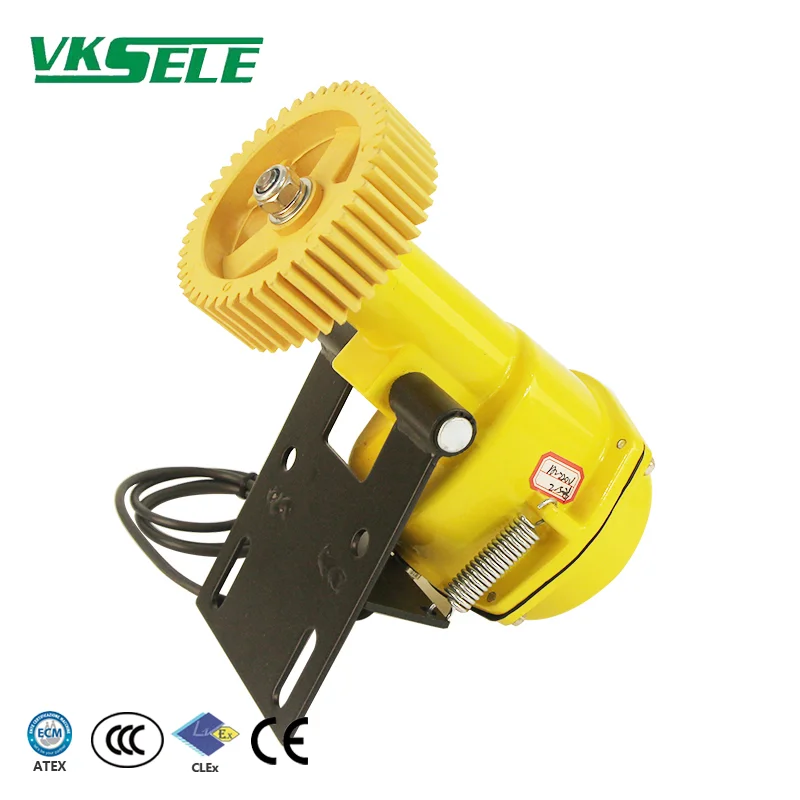 DH-III Slip Detector with Yellow Gear & Die-cast Aluminum Housing, Conveyor Belt Under-speed Slip Switch