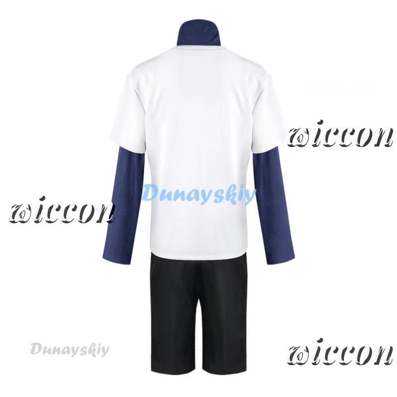Killua Zoldyck Cosplay Costume × X Hantaa Kirua Zaoldyeck T shirt Full Set Wig Halloween Xmas New