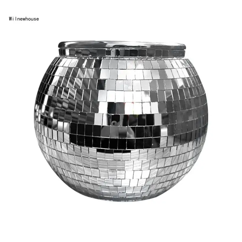 

Ведро для вина для вечеринок, ванна для напитков, дискотека, зеркальное ведро для льда, модная посуда для напитков для летних