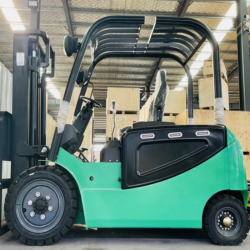 Hot Sell Rough Terrain 48V Electric Compact Mini Forklift Truck With Forged Pallet Solid Tyre Side Shift Price