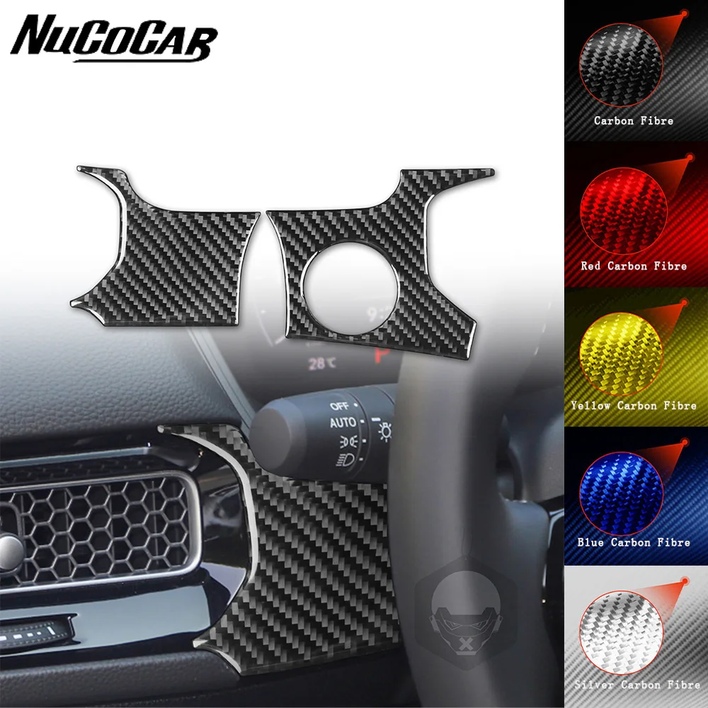 

For Honda Civic 11th Gen 2022 Carbon Fiber One-click startup Panel Trim Cover Car Interior Accessories Decorative Stickers