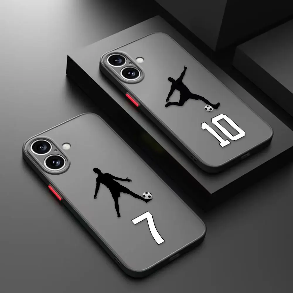 

Funny Cartoon Man Football Matte Phone Case For OPPO RENO 14 13 14F 13F 8 8T 7 7Z 6 5 5F 4 4F 2F 2Z PRO Frosted Case DIY Cover