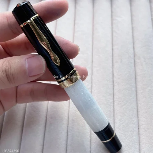 Imagen 2 del producto Mahan-pluma estilográfica de pistón de latón, resina 139, acrílico No.8/NO.6, cuchillo largo, pluma de tinta EF/F/M, regalo de escritura suave para estudiantes, nuevo