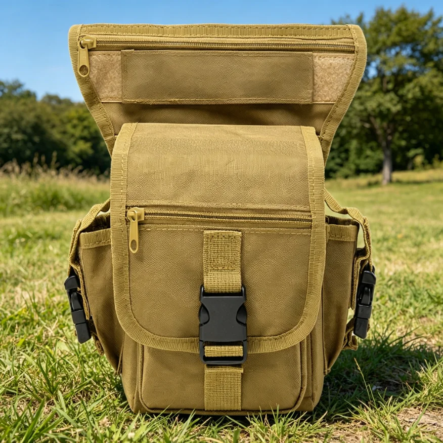 

Motorcycle riding leg bag, outdoor sports waist bag, unisex large-capacity waist bag, tactical leg-mounted cross-body bag