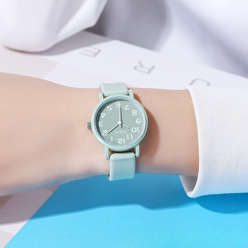 New Fashion Children's Quartz Watch Women's High Beauty Watch Trendy Student Niche Couple Watch Quartz Watch