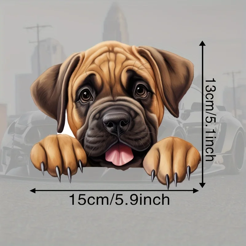 DK127# Car Stickers Mastiff Dog Car Bumper Window Stickers For Car Truck Van Fashion Decals Vinyl Material Creative Stickers