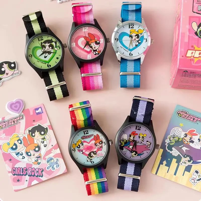 سلسلة صندوق أعمى للفتيات من Powerpuff ساعة بنمط رائع ورائع وإكسسوارات عصرية متعددة الأنماط صندوق غامض هدايا مفاجئة محيطية #3