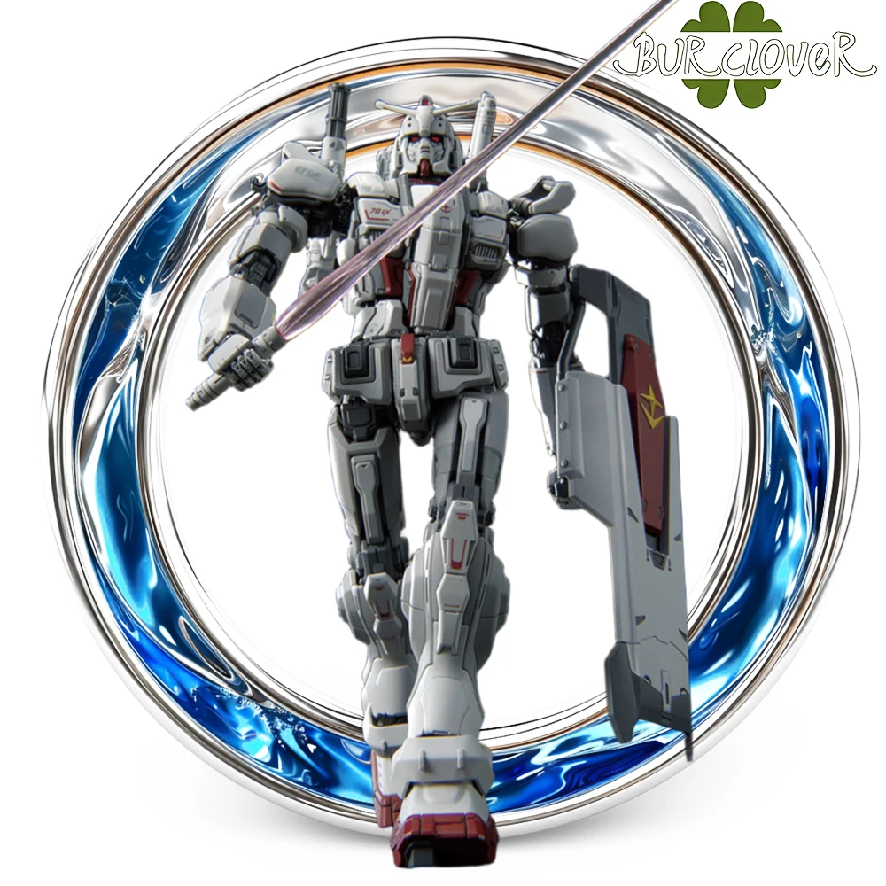 بانداي سلسلة التجميع الأصلية HG 1/144 RX-78[G]E GUNDAM EX [RFV] شخصية أنيمي تجميع نموذج اللعب زخرفة سطح المكتب في المخزون