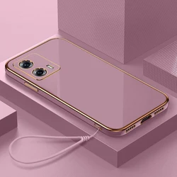 For Motorola Moto G85 Case MOTO G85 Phone Case XT2427-3 Cover Moto S50 Neo Case Luxury Square Plating Shockproof Back Cover