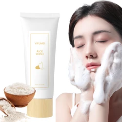 Rice Facial Cleanser Face Wash Foam skincare Moisturizing Skin Brightening Rejuvenation Face Cleanser Korean Skin Care Original