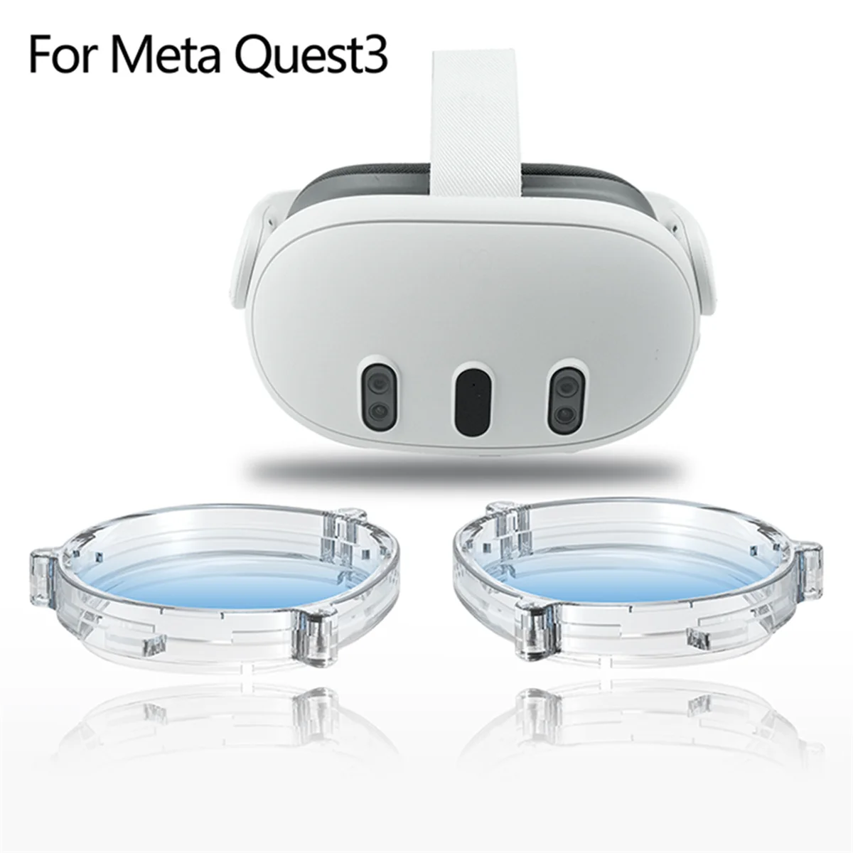

T35C For 3 Lens Protection Frames Anti Blue Light Magnetic Lenses for Quest 3 VR Accessory