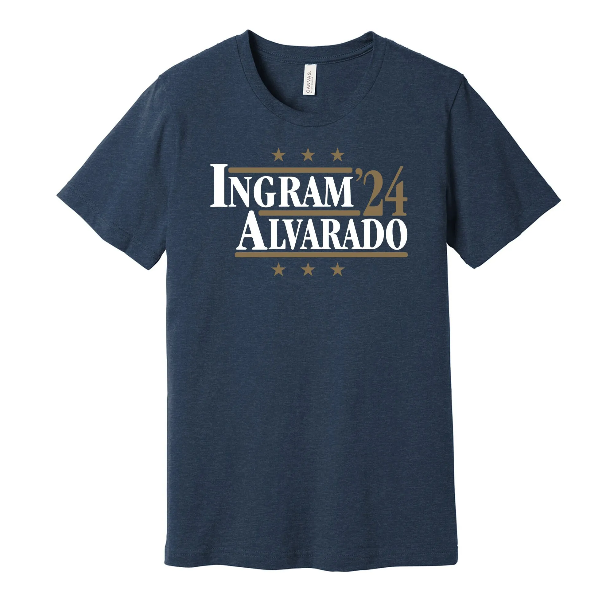 Ingram Alvarado '24 Political Campaign Parody T Shirt Basketball Legends For President Fan S M L Xl Xxl 3Xl Lots Of