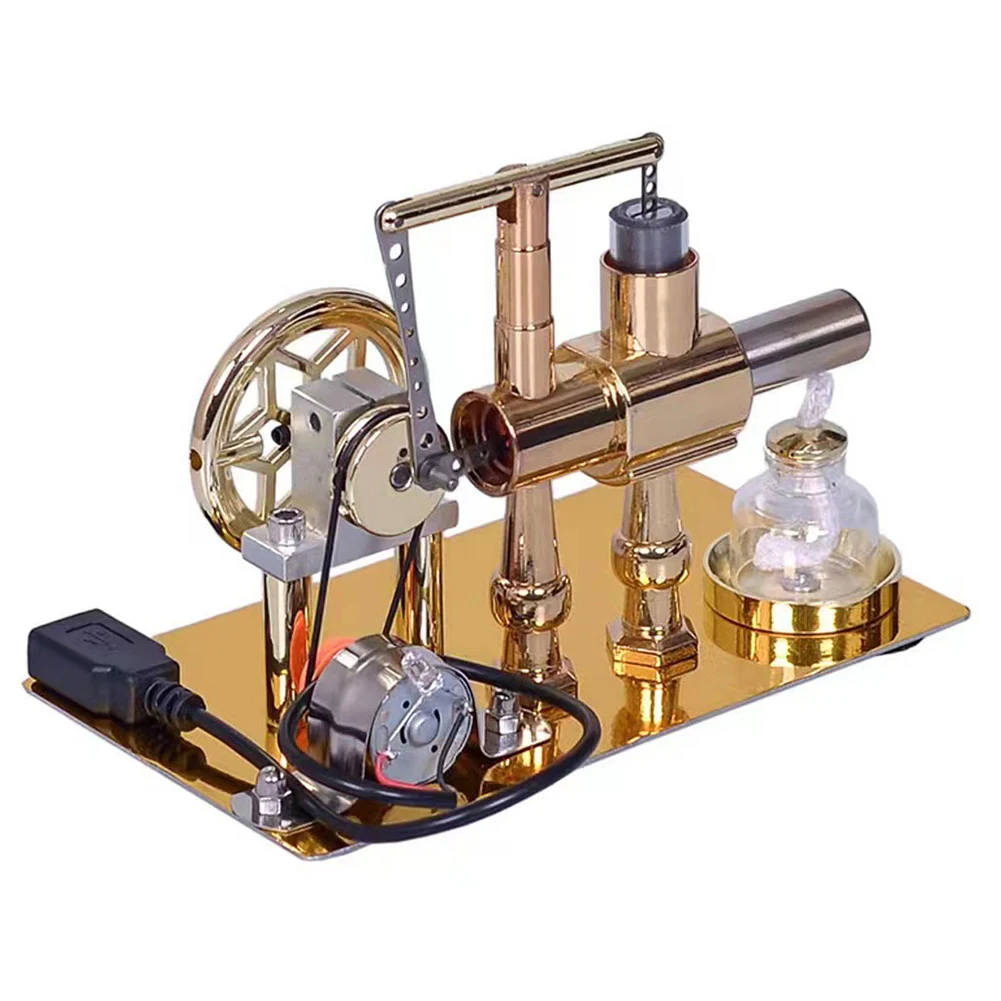 Educational Display As Shown In The Picture Single Cylinder Generator Educational Model Metal Engine Model Visual Texture Design