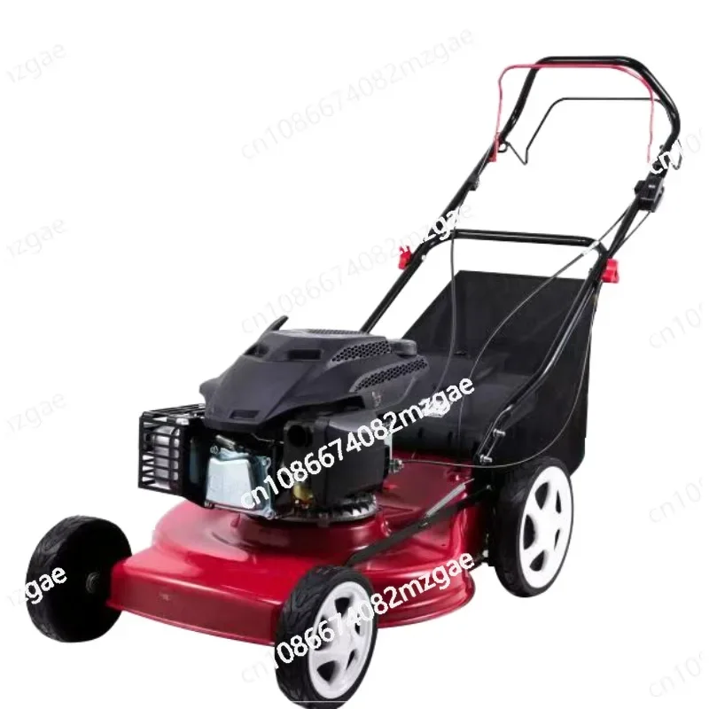 High Power Four Stroke Manual Gasoline Lawn Mower, Community Lawn Greening Lawn Mower