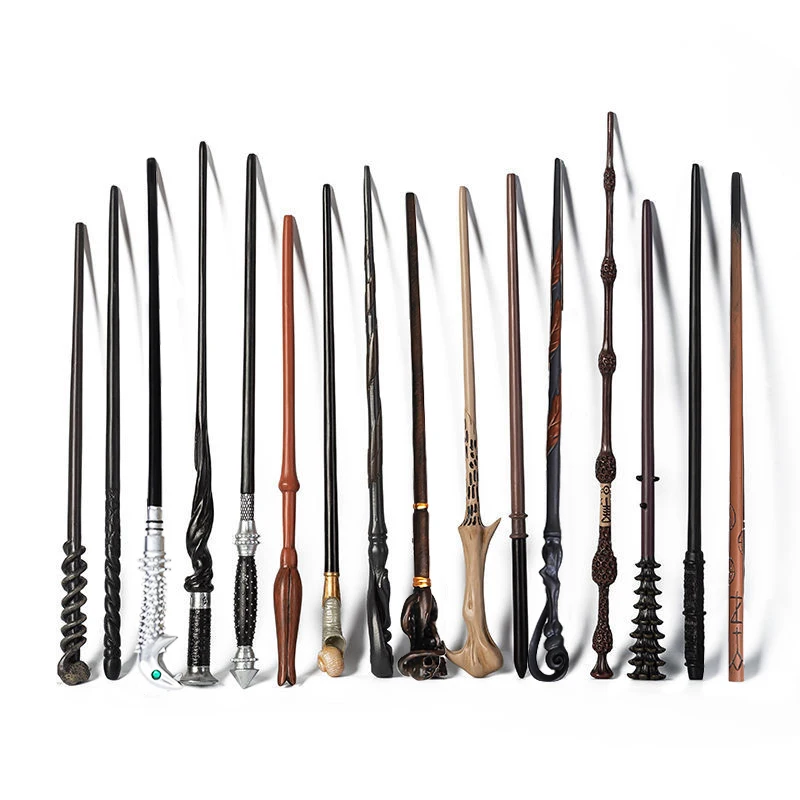26 estilos 35-42cm varitas mágicas Harries gama completa de accesorios mágicos para escenario varita mágica regalos de Navidad Cosplay Juguetes